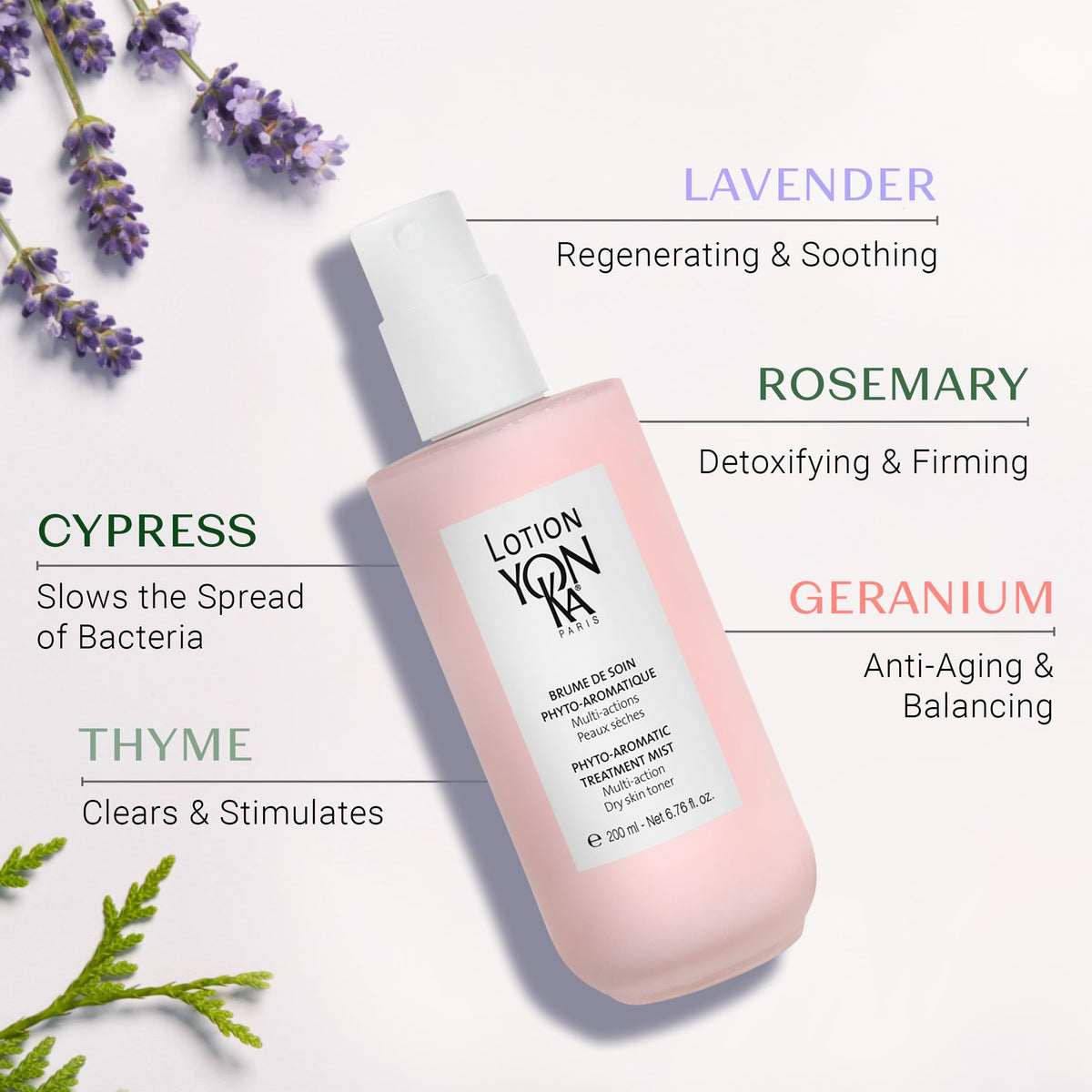 Yonka PS on a bathroom shelf in a lifestyle scene conveying daily routine use