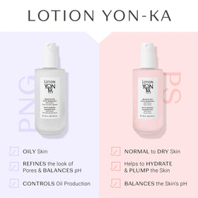 Yonka PS bottle with recyclable symbol and ingredient list emphasizing natural content