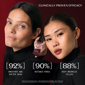 Yonka serum drop on skin closeup showing lightweight absorption benefit