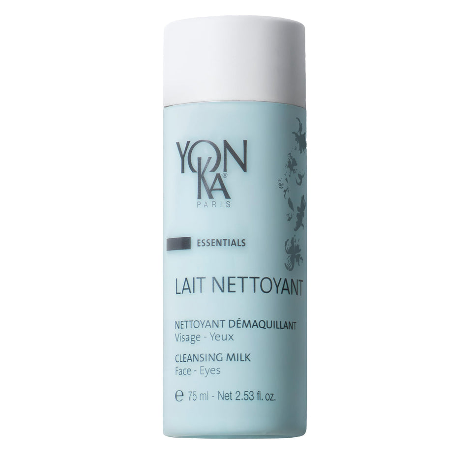 Yonka travel bottle front packaging showing compact cleanser convenience