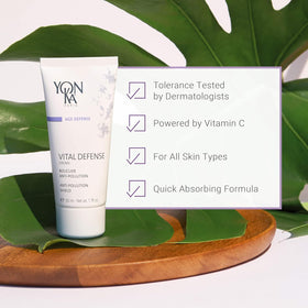 Cream being dispensed on hand, Yonka offers lightweight hydration and ease
