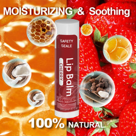 Yopela lip balm applied outdoors demonstrating protection and hydration benefit