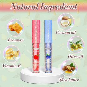 Yopela texture close-up highlighting glossy finish and moisturizing formula appearance
