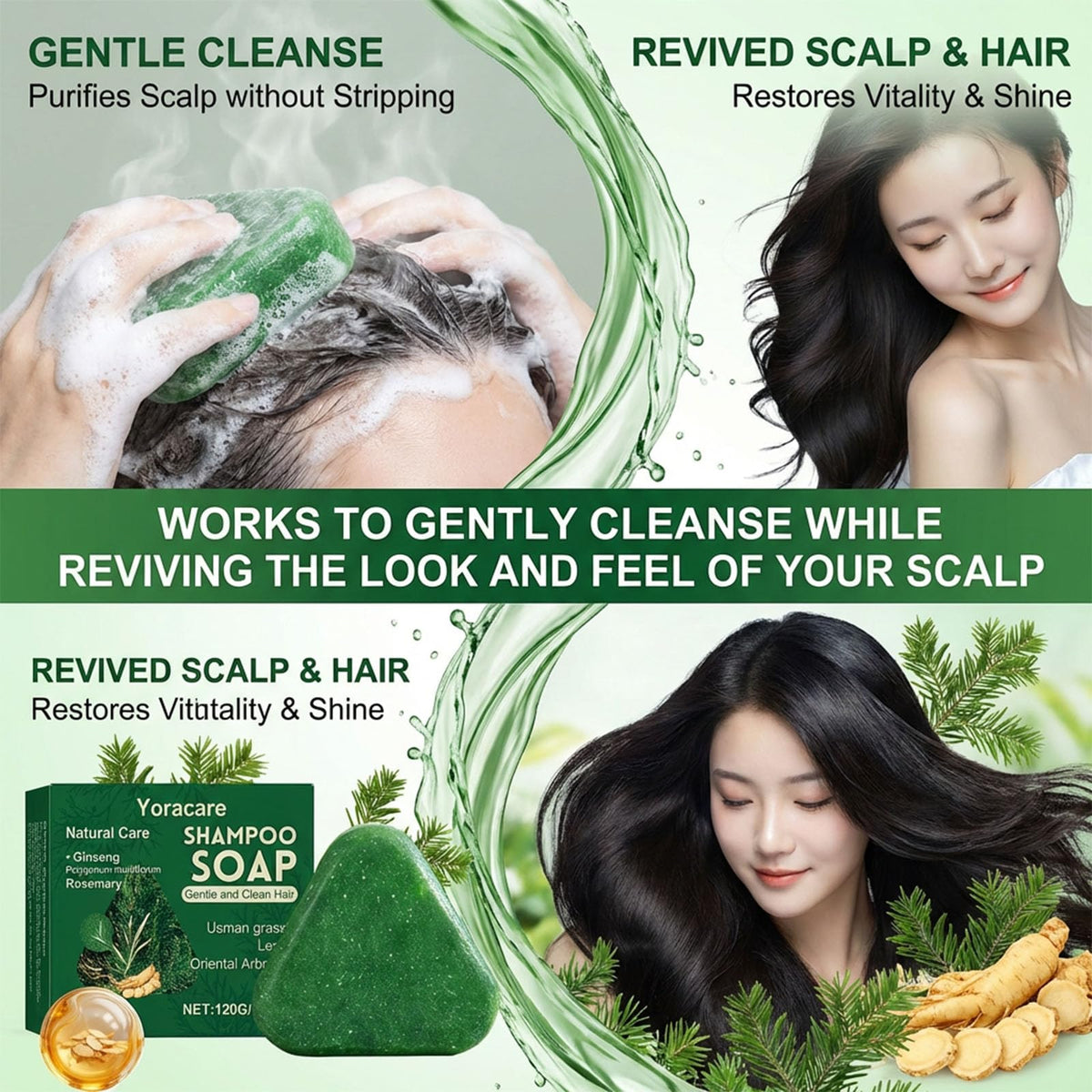 yoracare bar closeup texture highlighting creamy lather and gentle cleanse