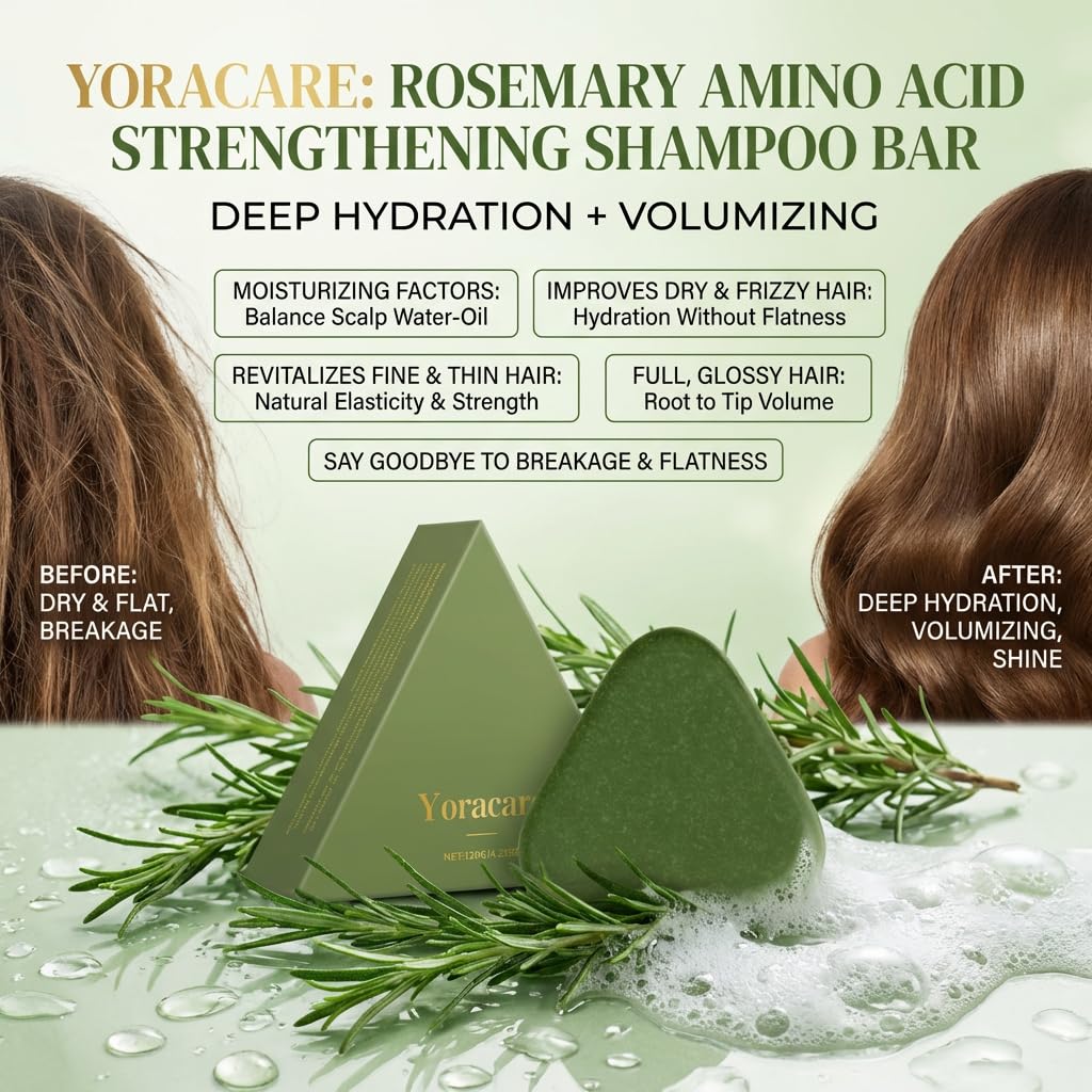 yoracare rosemary and aloe ingredients depicting natural soothing benefits