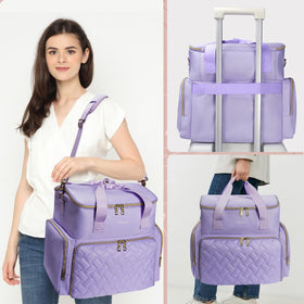 YOREPEK shoulder strap and handles displayed for comfortable carrying and travel