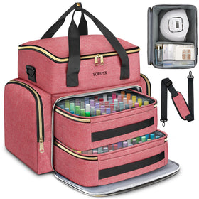 YOREPEK packed flat as a gift-ready organizer for nail techs and polish collectors