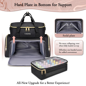 YOREPEK padded shoulder strap detail for comfortable transport