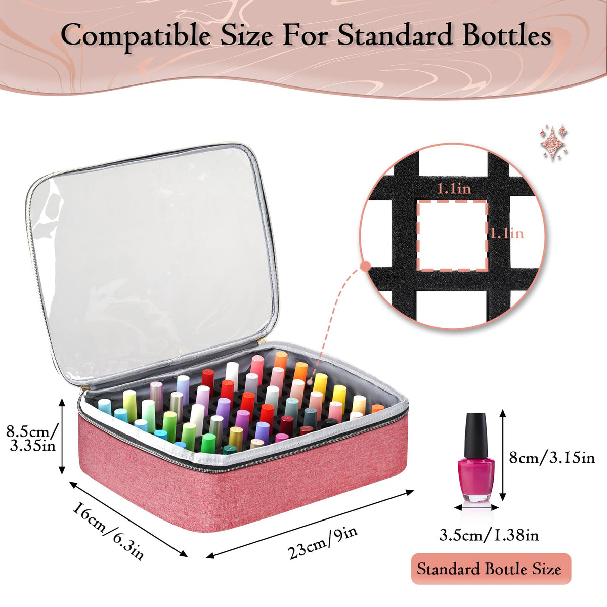 YOREPEK top compartment with a small UV lamp stored safely for convenience