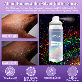 Yosca closeup nozzle and spray texture illustrating easy controlled application