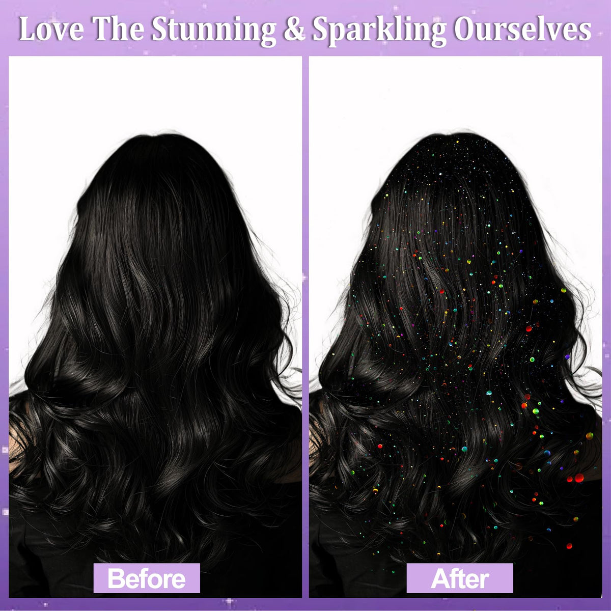 Yosca spray in use on arm demonstrating quick-dry shimmering finish