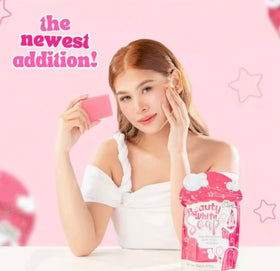 You Glow Babe soap close-up texture revealing smooth lather and nourishing ingredients