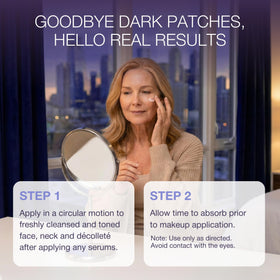 YOUN Beauty label closeup reading key actives and safety highlights for reassurance