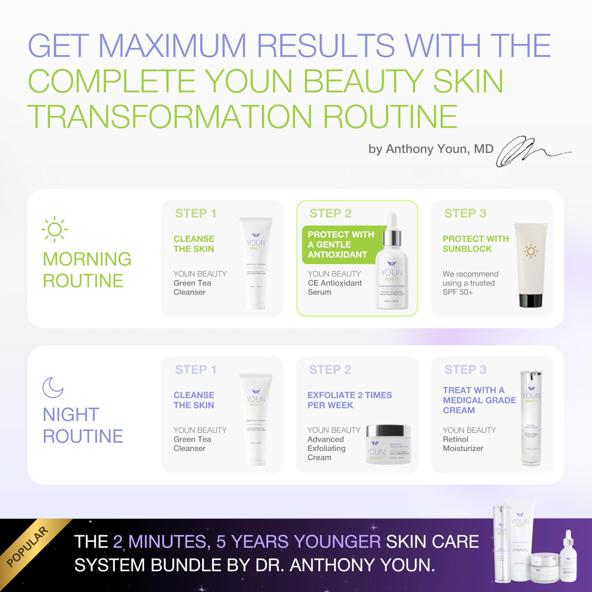 YOUN Beauty hyaluronic visual with serum to highlight hydration benefit