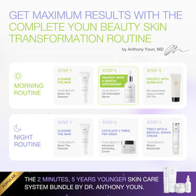 YOUN Beauty hyaluronic visual with serum to highlight hydration benefit