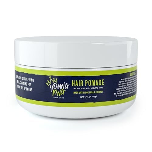 YOUNG KING HAIR CARE front packaging showing jar and logo for confident styling