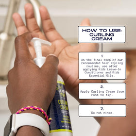 YOUNG KING HAIR CARE ingredient label with shea butter and marshmallow