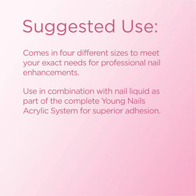 Young Nails powder being applied by technician for faster, salon-quality nails