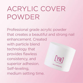Young Nails Flamingo powder close-up texture showing fine particles for smooth application