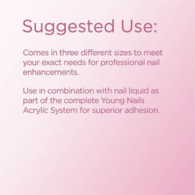 Young Nails Flamingo 85g jar next to a scale and tools showing professional quantity and salon-ready supply