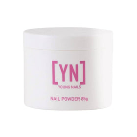 Young Nails jar front view showing French Pink powder and professional appeal