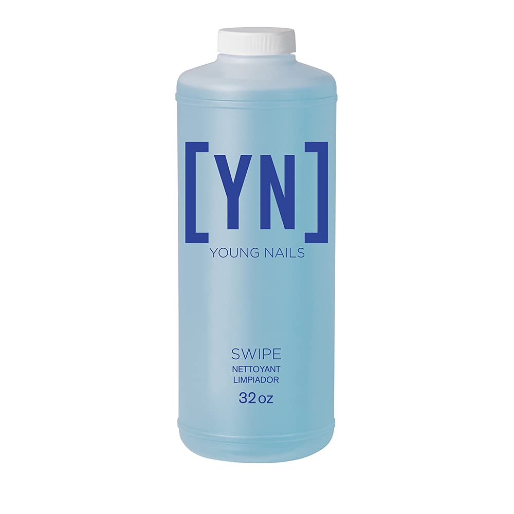 Young Nails bottle front label showing product and professional prep benefits