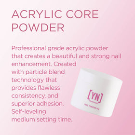 Young Nails powder texture close-up highlighting smooth consistency for even application