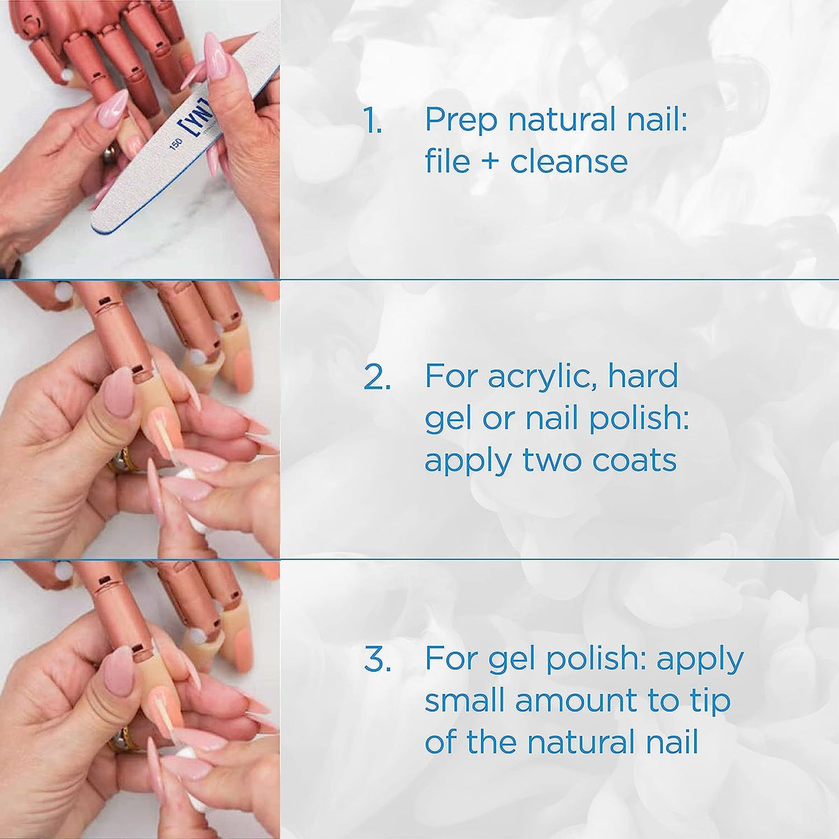 Young Nails primer used in a salon setting demonstrating reliable adhesion and polished results