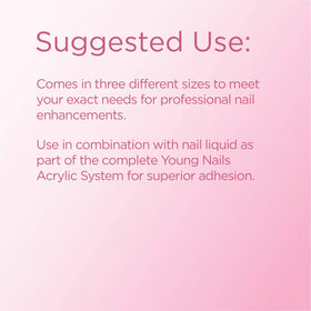 Young Nails technician sculpting an extension with Rosebud powder for fast application