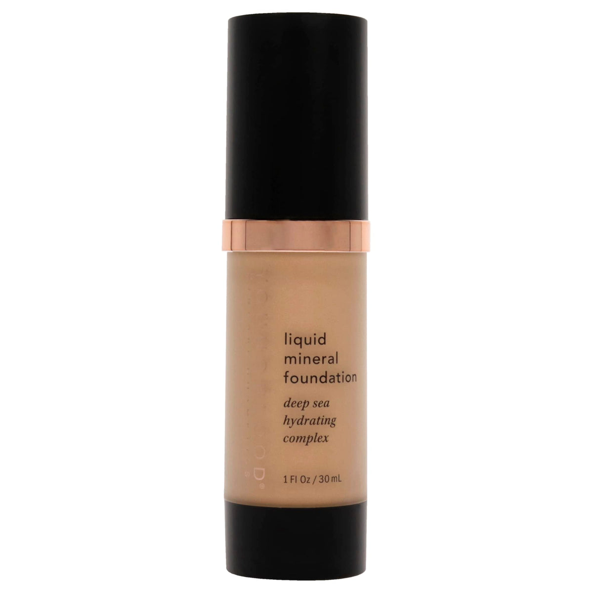 Youngblood front bottle showing label and shade Sun Kissed with clear benefit
