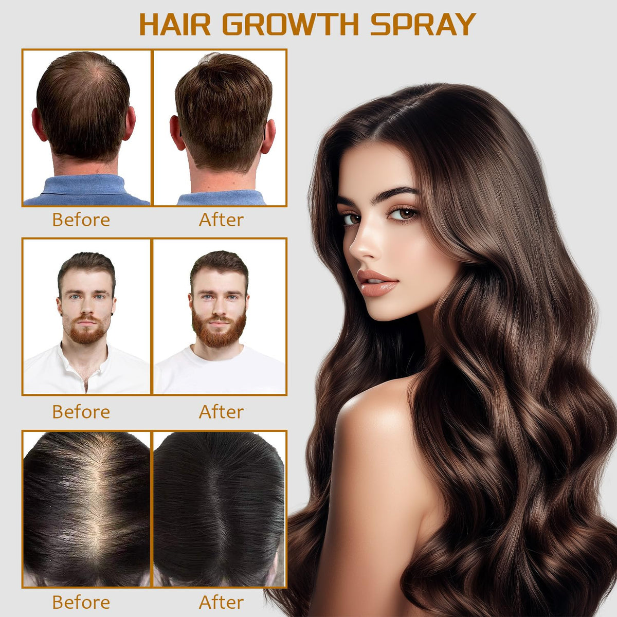 YOUNGYOUNGLOVE scalp application in use demonstrating targeted coverage advantage