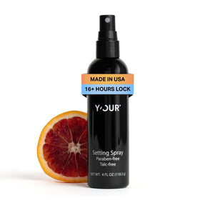 Y'OUR front packaging bottle showing sleek travel-ready design and lasting hold