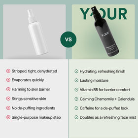Y'OUR size and travel-ready bottle next to passport for on-the-go reliability