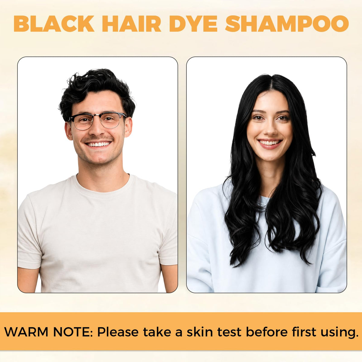 YOURTONE being applied to dry hair demonstrating easy at-home gray coverage