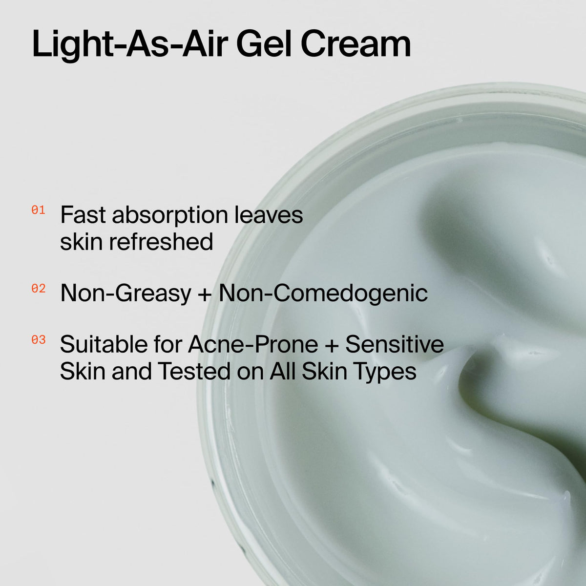Youth To The People close-up of cream being dispensed highlighting smooth application