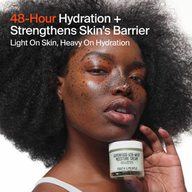 Youth To The People close-up of airy gel-cream texture demonstrating lightweight hydration