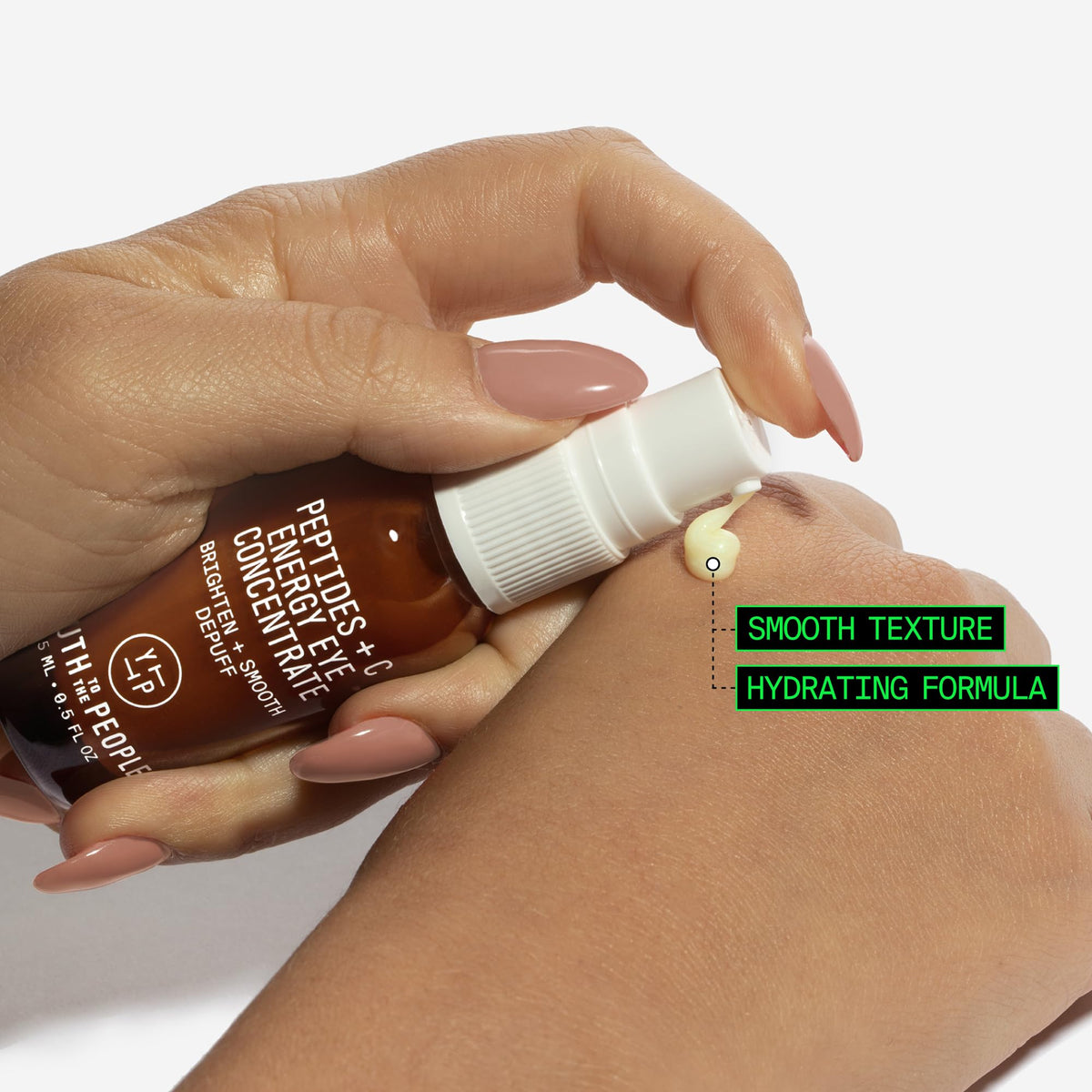 Youth To The People subtle before and after showing visible brightening effect