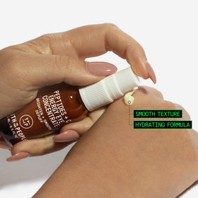 Youth To The People subtle before and after showing visible brightening effect