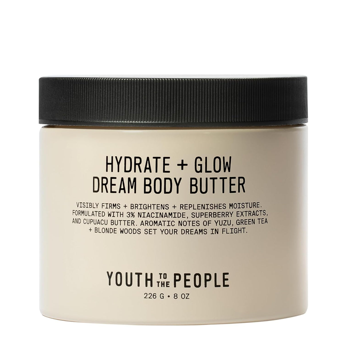 Youth To The People front jar view showing clean packaging and glow benefits