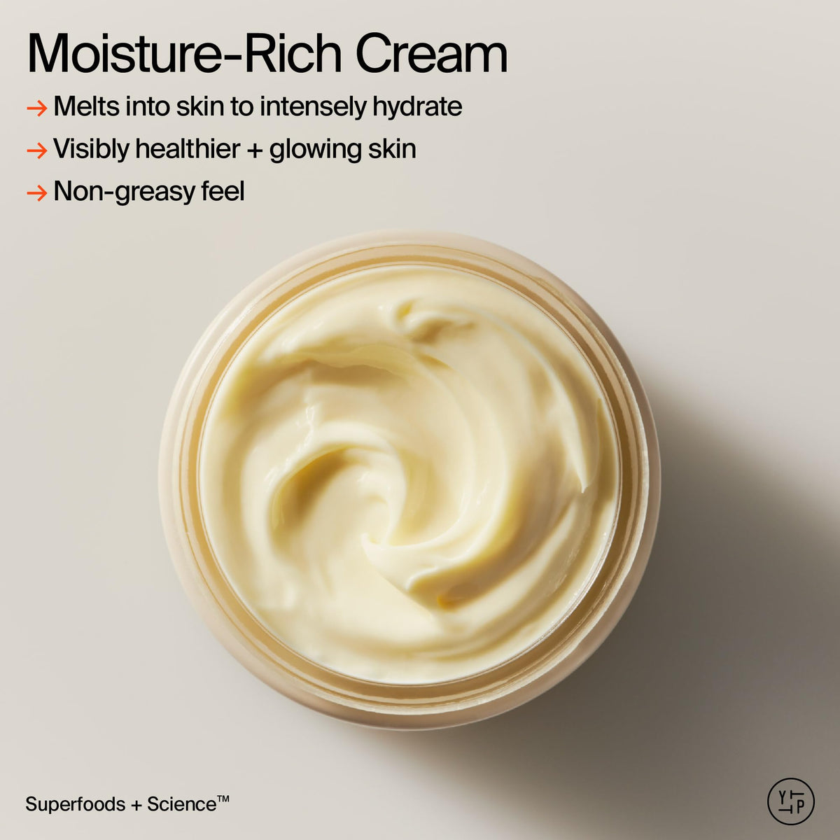Youth To The People balm on hand demonstrating quick absorption benefit