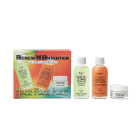 Youth To The People front packaging of 3-piece giftset showing travel sizes and value