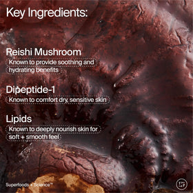 Youth To The People peptide complex detail emphasizing calming peptide