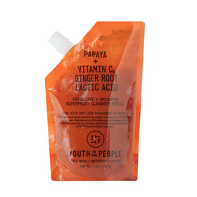 Youth To The People front packaging refill showing product and sustainability benefit