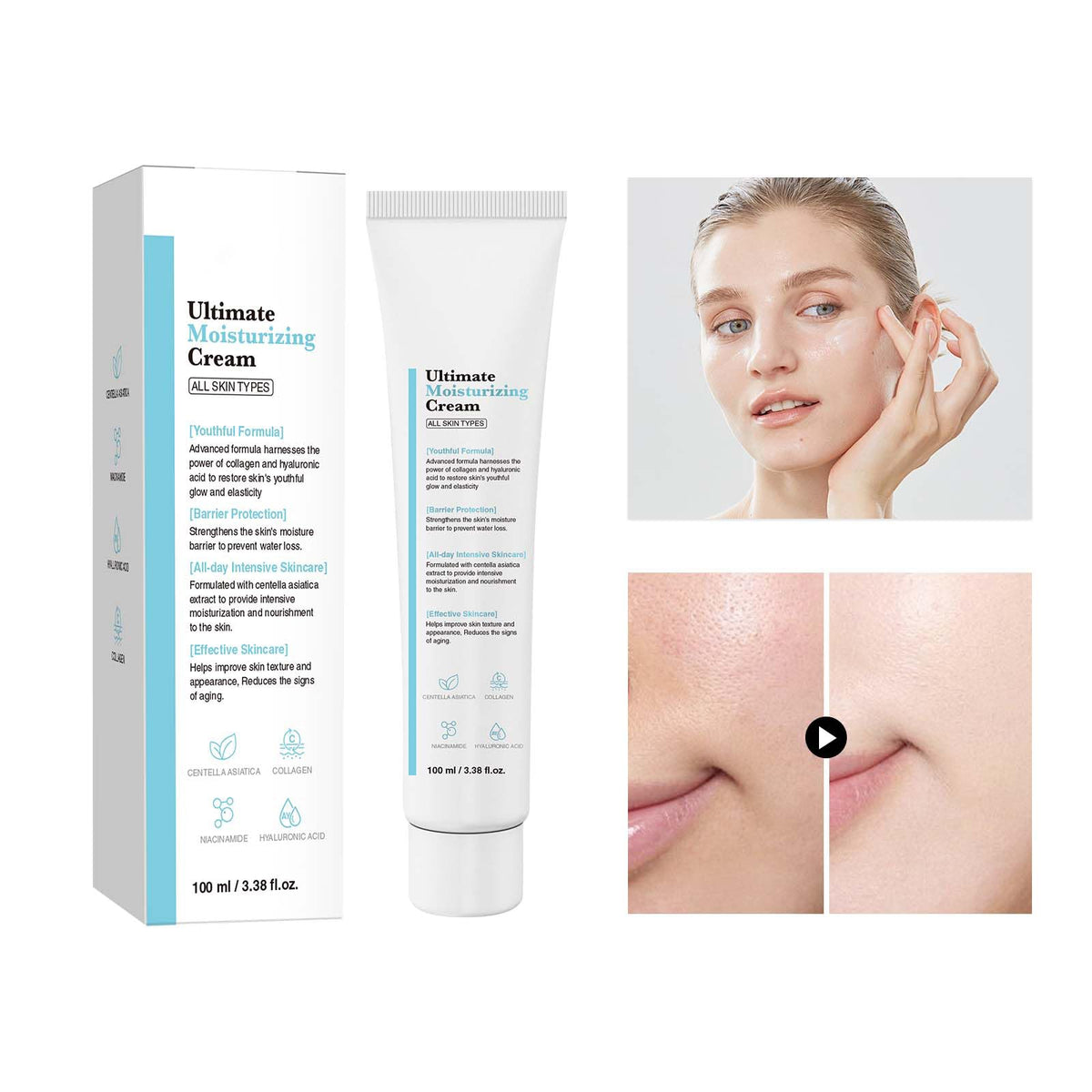 Youthful Formula texture close-up highlighting smooth gel consistency