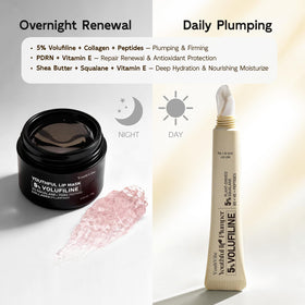 YouthVibe overnight lip mask jar close-up showing creamy texture and soothing benefit