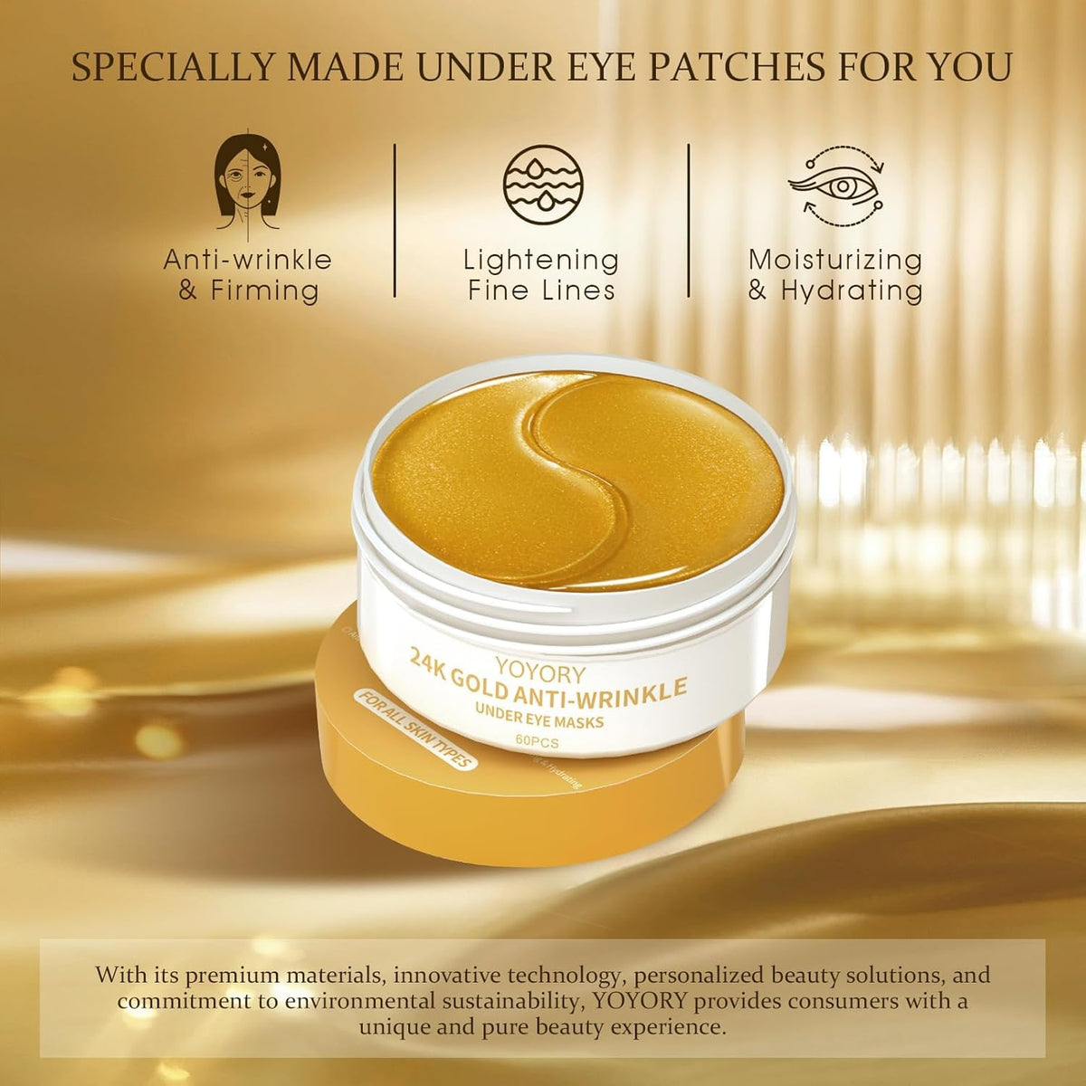 YOYORY patch in hand illustrating size and easy application benefit