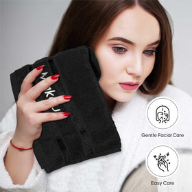YRALY towel inside travel pouch, portable and stain-concealing choice