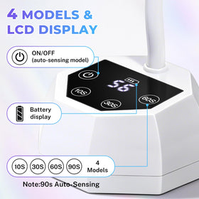 YSC LCD timer display showing countdown and clear settings for accurate control