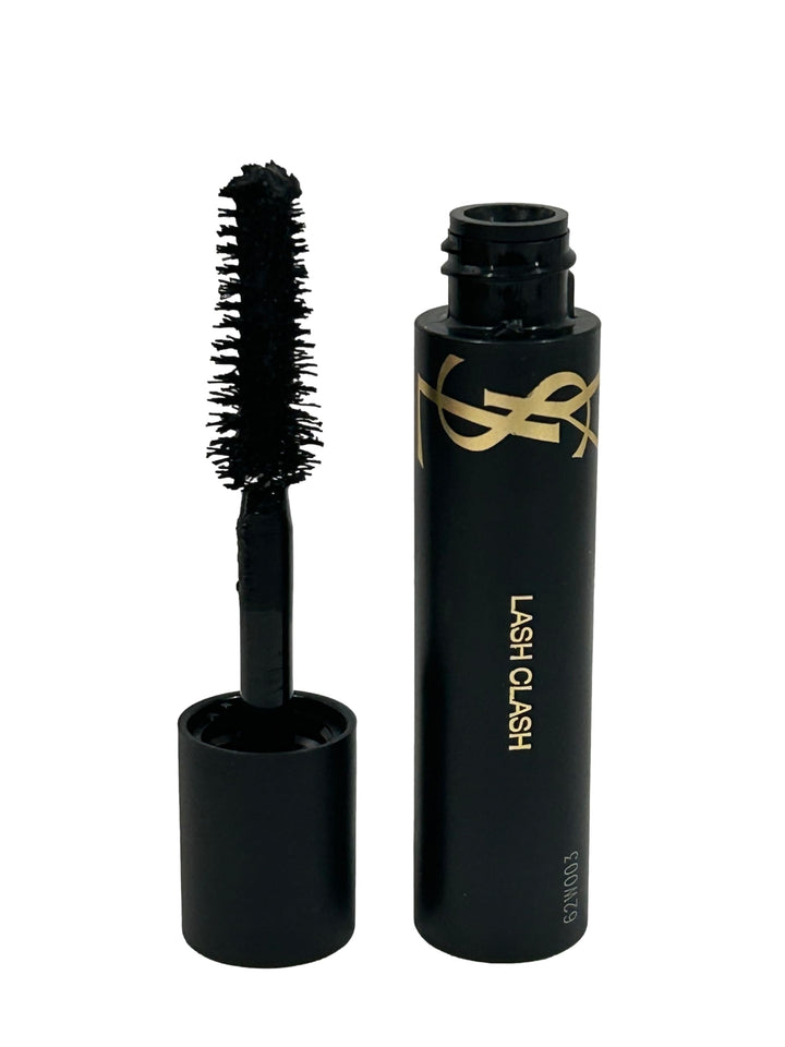 Yves Saint Laurent mini tube front packaging showing designer logo and compact benefit