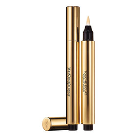 Yves Saint Laurent pen front view showing elegant gold finish and branding, conveying luxury